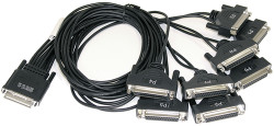 Digi 76000523 câble Série Noir 8xDB-25M