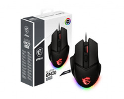 MSI Clutch GM20 Elite souris Droitier USB Type-A Optique 6400 DPI