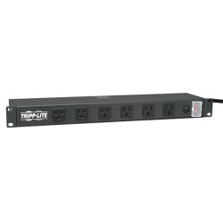 RS1215-RA 1U Rackmount Power Strip with 12 Right-Angle Outlets and 15-ft. Cord