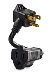 Extension cable with 2 outlets