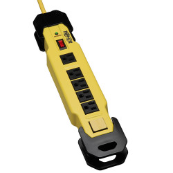 TLM615SA Protect It!  6 outlets (including transformer outlets and 4 safety covers), 15 ft. cord, 2700 joule rating, Cord wrap with hang holes, Rugged metal case.