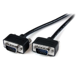 MXT101MMLP10 StarTech.com 10' Coax Super Thin Low Profile SVGA Monitor Cable câble VGA 3,05 m Noir