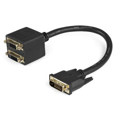 DVISPL1DD StarTech.com Câble Répartiteur en Y DVI-D vers 2x DVI-D 30 cm - Câble Splitter DVI-D - M/F