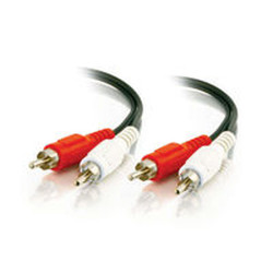 40466 C2G 25ft Value Series RCA Type Audio Cable câble audio 7,5 m 2 x RCA Noir