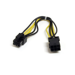 PCIEPOWEXT StarTech.com Câble d'extension d'alimentation PCI Express 6 broches 20 cm