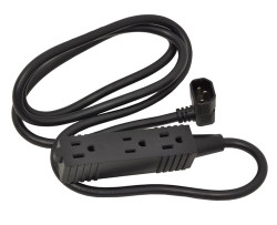 97-703 Ergotron SV 3-Outlet Power Strip boitier de prise de courant Noir