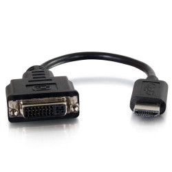 41352 C2g 41352 câble vidéo et adaptateur 0,2032 m hdmi dvi-d noir