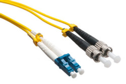 LCSTSD9Y-40M-AX Axiom lc/st singlemode duplex, os2, 9/125, 40m câble de fibre optique ofnr jaune