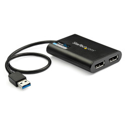 USB32DP24K60 Startech.com adaptateur usb 3.0 vers double displayport 4k 60 hz