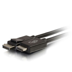 54326 C2g 1,8 m câble adaptateur displayport™ mâle vers hdmi® mâle - noir