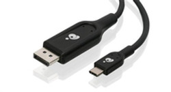 G2LU3CDP12 Iogear g2lu3cdp12 câble vidéo et adaptateur 2 m usb type-c displayport noir