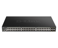 DGS-1250-52XMP D-link dgs-1250-52xmp commutateur réseau géré l3 aucun connexion ethernet, supportant l'alimentation via ce port (poe) noir