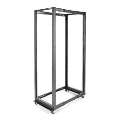 4POSTRACK42 Startech.com rack de serveur réglable à cadre ouvert 42u 4 montants - bâti rack avec roulettes et gestion de câbles