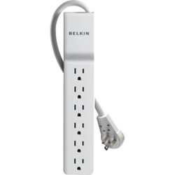 BE106001-06R Belkin be106001-06r protection surtension blanc 6 sortie(s) ca 1,8 m