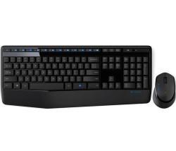 920-006481 Logitech mk345 clavier souris incluse rf sans fil qwerty noir, bleu