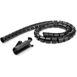 CMSCOILED Startech.com gaine spirale range-câble noir - 1,5 m - diamètre de 25 mm