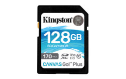 SDG3/128GB Kingston technology canvas go! plus 128 go sd uhs-i classe 10