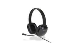 Cyber Acoustics AC-6008 headphones/headset Wired Head-band Office/Call center Black