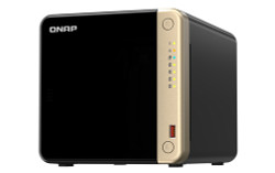 QNAP TS-464 NAS Tower Ethernet LAN Black, Bronze N5095