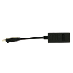 VisionTek 900637 video cable adapter 0.1778 m DisplayPort HDMI Type A (Standard) Black
