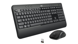 Logitech MK540 Advanced keyboard Mouse included RF Wireless QWERTY French Black, White
