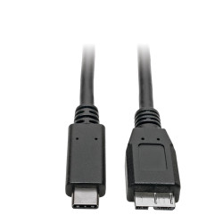 Tripp Lite U426-006 USB-C to USB Micro-B Cable (M/M) - USB 3.2, Gen 1 (5 Gbps), Thunderbolt 3 Compatible, 6 ft. (1.83 m)