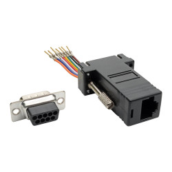 Tripp Lite P440-89FM DB9 to RJ45 Modular Serial Adapter (M/F), RS-232, RS-422, RS-485