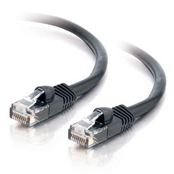 C2G Cat5e, 6ft. networking cable Black 1.8 m