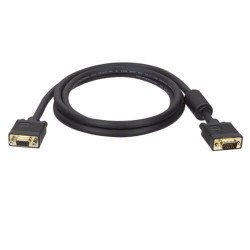 Tripp Lite P500-100 VGA High-Resolution RGB Coaxial Cable (HD15 M/F), 100 ft. (30.5 m)