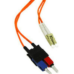 C2G 2m LC/SC Duplex 50/125, Orange fiber optic cable 78.7" (2 m)