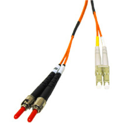 C2G 3m LC/ST Duplex 62.5/125 Multimode Fiber Patch Cable fibre optic cable Orange