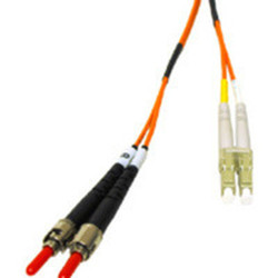 C2G 7m LC/ST Duplex 62.5/125 Multimode Fiber Patch Cable fibre optic cable Orange