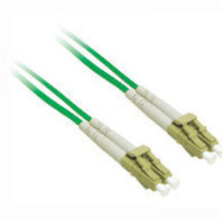 C2G 3m LC/LC Duplex 50/125 Multimode Fiber Patch Cable fibre optic cable Green