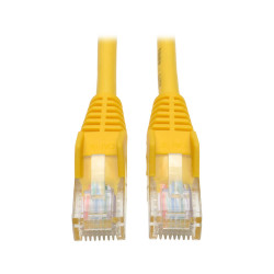 Tripp Lite N001-001-YW Cat5e 350 MHz Snagless Molded (UTP) Ethernet Cable (RJ45 M/M), PoE - Yellow, 1 ft. (0.31 m)