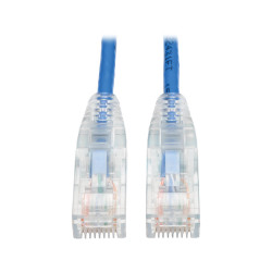 Tripp Lite N201-S06-BL Cat6 Gigabit Snagless Slim UTP Ethernet Cable (RJ45 M/M), PoE, Blue, 6 ft. (1.83 m)