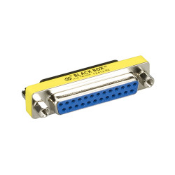 Black Box FA412-R2 cable gender changer DB25 Metallic, Yellow
