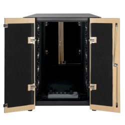 Tripp Lite SRQ18U rack cabinet 18U Freestanding rack Beige, Black