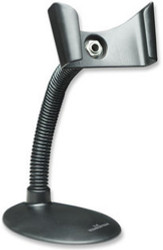 Manhattan Handheld Barcode Scanner Stand, Gooseneck with base, suitable for table mount or wall mountable, Black, Lifetime Warranty, Box
