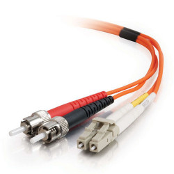 C2G 11129 fibre optic cable 3 m LC ST/BFOC Orange