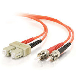 C2G 11160 fibre optic cable 10 m SC ST/BFOC Orange