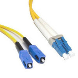 C2G 5m LC/SC Duplex 9/125 Single-Mode Fiber Patch Cable - Yellow fiber optic cable 196.9" (5 m)