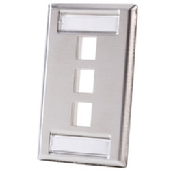 Legrand KSSS3 wall plate/switch cover Stainless steel