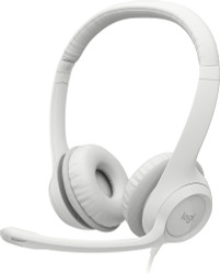 Logitech H390 Headset Wired Head-band Office/Call center USB Type-A White