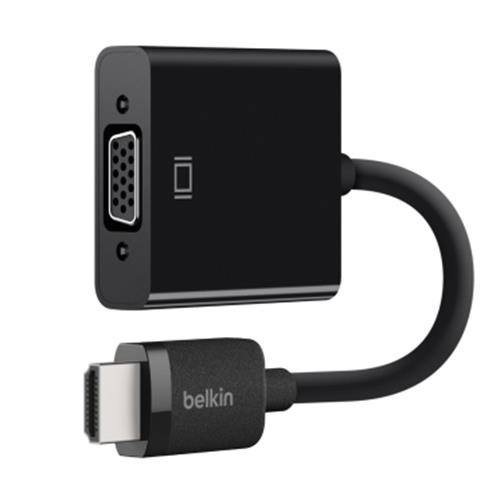 Belkin  câble vidéo et adaptateur 2,5 m VGA (D-Sub) HDMI Type A (Standard) Noir - AV10170BT
