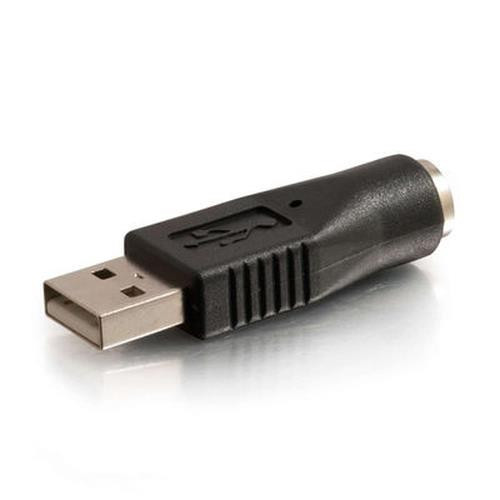C2G USB - PS2, M/F USB A PS/2 Noir - 27277