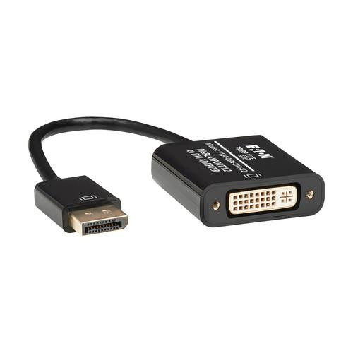 Tripp Lite  câble vidéo et adaptateur 0,15 m DisplayPort DVI-I Noir - P134-06N-DVI-V2