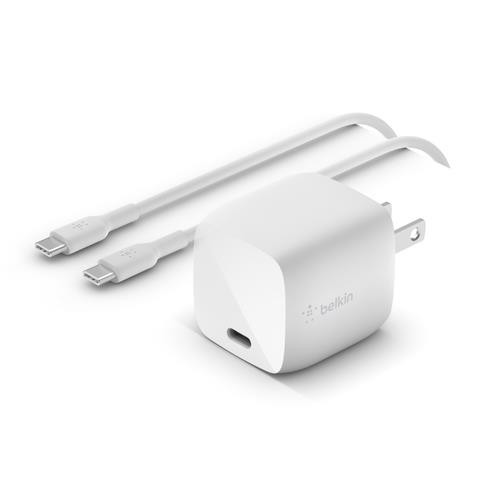 Belkin  chargeur d'appareils mobiles Ordinateur portable, Smartphone, Tablette Blanc Secteur Intérieure - WCH001DQ1MWH-B6