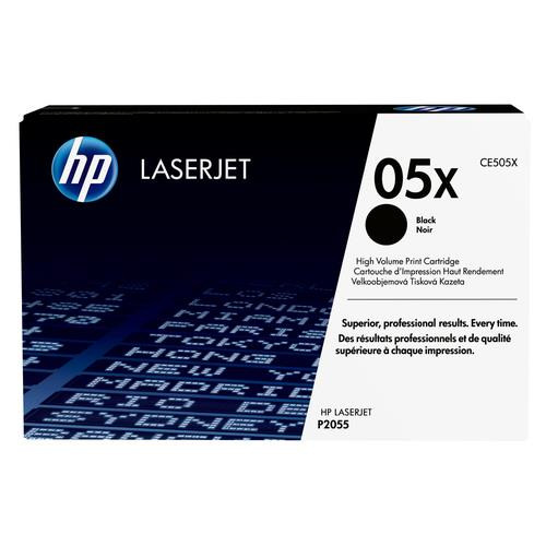 HP 05X toner LaserJet noir grande capacité authentique - CE505X