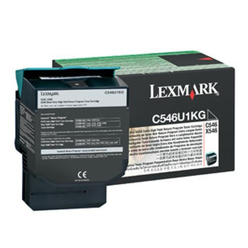 Lexmark  Cartouche de toner 1 pièce(s) Original Noir - C546U1KG