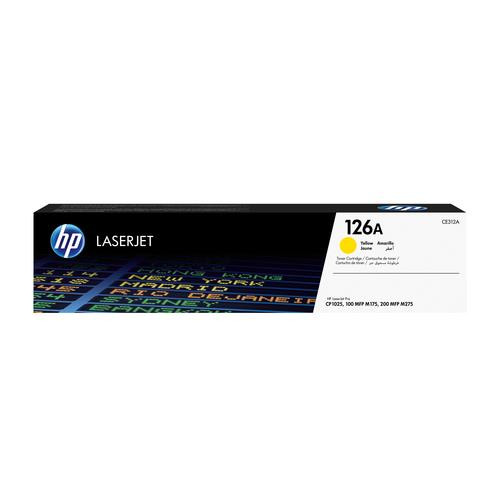 HP 126A toner LaserJet jaune authentique - CE312A